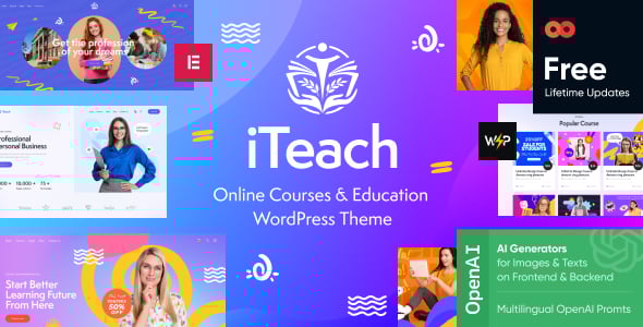 iTeach - Teaching & Classes Education WordPress Theme