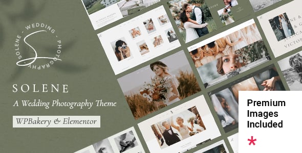 Solene - Wedding Photography WordPress Theme