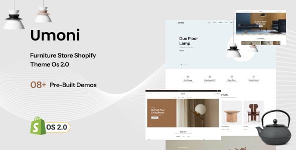 Umoni - Furniture Shopify Theme OS 2.0