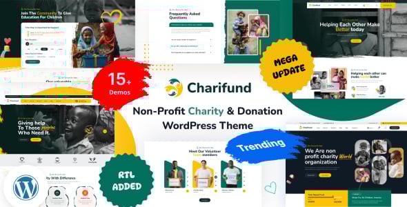 ChariFund - Charity WordPress Theme Multipurpose
