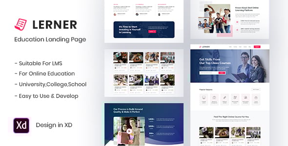 Lerner Education Landing Page