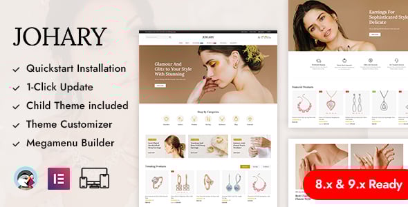 Johary - Jewelry Fashion Store Prestashop Responsive Theme