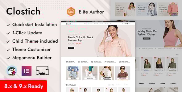 Clostich - Apparel Fashion Store Prestashop Responsive Theme