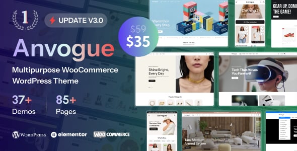 Anvogue - Multipurpose WooCommerce WordPress Theme