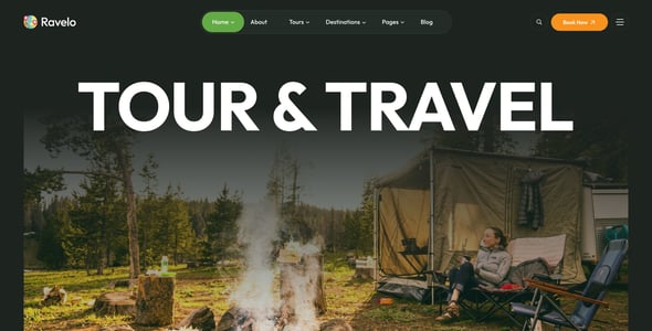 Ravelo - Travel & Tour Booking Figma Template