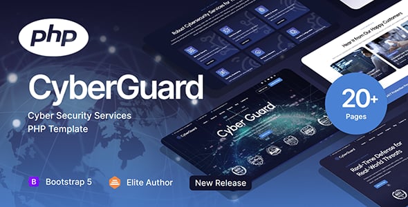 CyberGuard - Cyber Security Services PHP Template