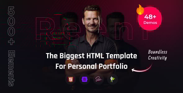 Personal Portfolio Resume Template | Reeni