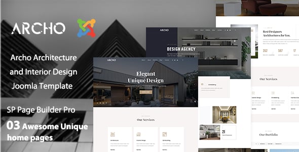 Archo - Architecture & Interior Design Joomla Template