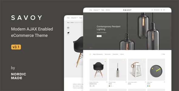 Savoy - Minimalist AJAX WooCommerce Theme
