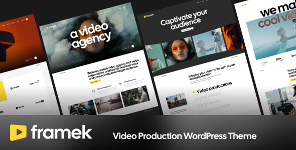 Framek - Video Production WordPress Theme