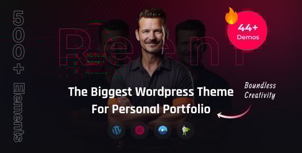 Reeni - Personal Portfolio Resume WordPress Theme