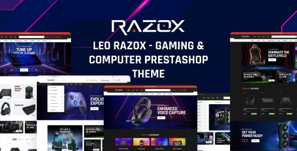 Leo Razox Elementor - Computer & Game Gears Prestashop Theme