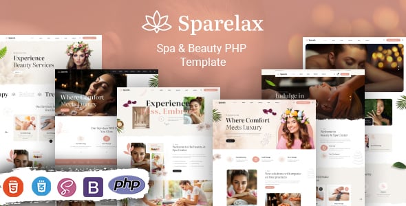 Sparelax - Spa & Beauty PHP Template