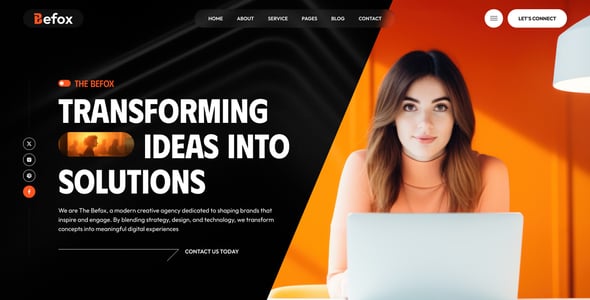 Befox - Digital Agency & Creative Portfolio Figma Template