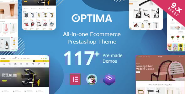 Optima Elementor - Multipurpose Prestashop 8.x, 9.x Theme