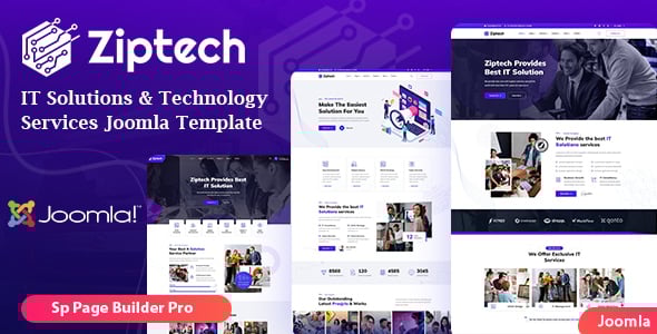Ziptech - IT Solutions Technology Joomla 6 Template