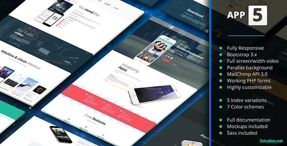 App5 - App Landing Page