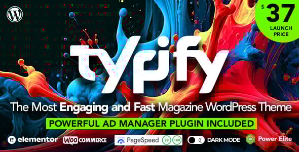 Typify - Newspaper & Magazine WordPress Theme