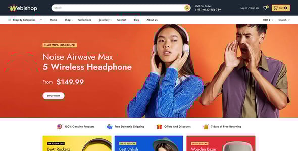 Webishop - Multipurpose Shopify 2.0 Responsive Theme