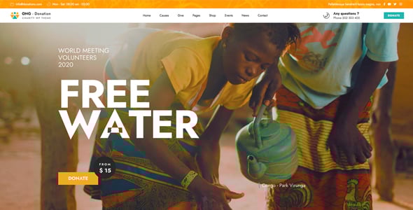 Ngo - Charity Donation WordPress