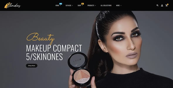 Shades - Modern Shopify Theme for Beauty, Cosmetics & Bridal Studio