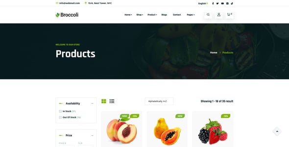 Broccoli - Organic Food Store Shopify Theme OS 2.0