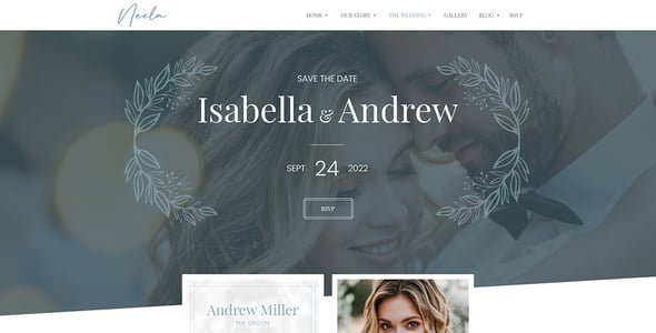 Neela — Onepage/Multipage Wedding WordPress Theme