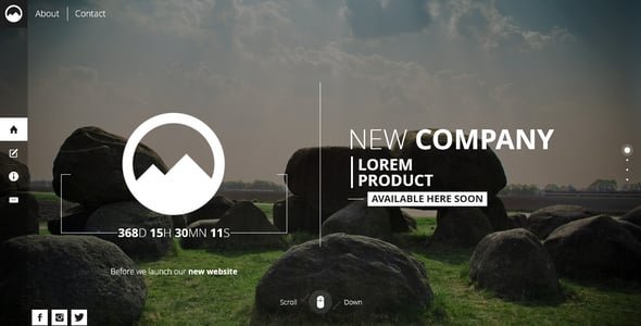 Timex - Creative Template For Coming Soon Page