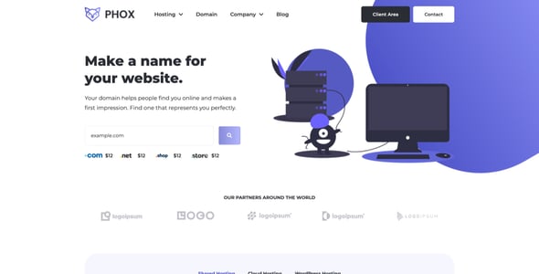 Phox - Hosting WordPress & WHMCS Theme