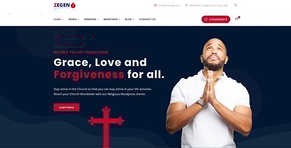 Zegen - Church WordPress Theme