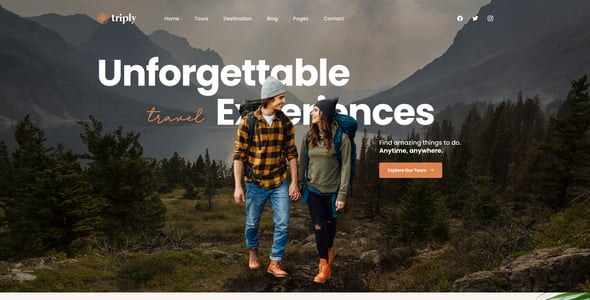 Triply - Tour Booking WordPress Theme