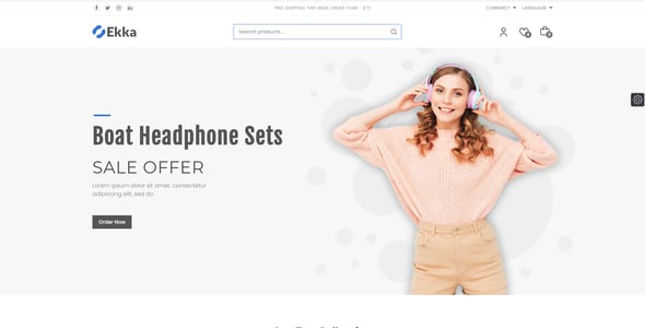 Ekka - Ecommerce HTML Template + Admin Dashboard