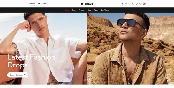 Modave - Multipurpose WooCommerce WordPress Theme