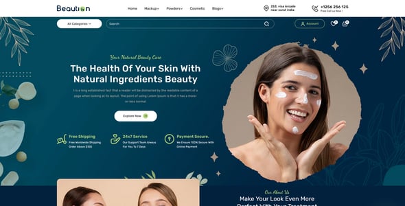 Beaution - Beauty & Cosmetics Shopify 2.0 Theme