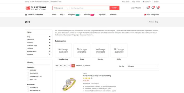 Classyshop - Premium Mega Store Prestashop Responsive Theme