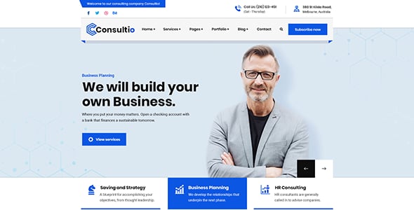 Consultio - Consulting Corporate WordPress Theme