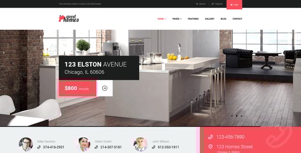 Good Homes | Real Estate WordPress Theme