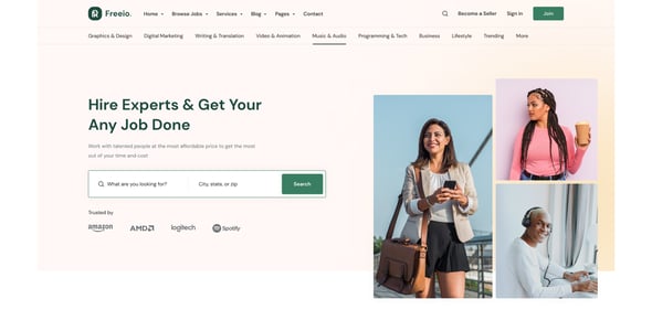 Freeio - Freelance Marketplace Figma Template