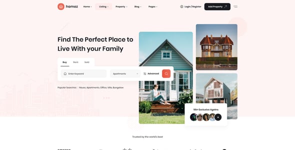 Homez - Real Estate Figma Template