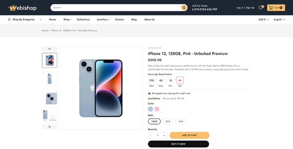 Webishop - Multipurpose Shopify 2.0 Responsive Theme