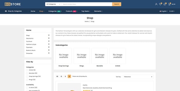 Bigstore - Online Mega Store Prestashop Responsive Theme