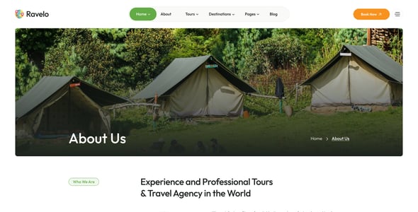 Ravelo - Travel & Tour Booking Figma Template