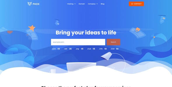 Phox - Hosting WordPress & WHMCS Theme