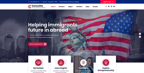 Consultio - Consulting Corporate WordPress Theme