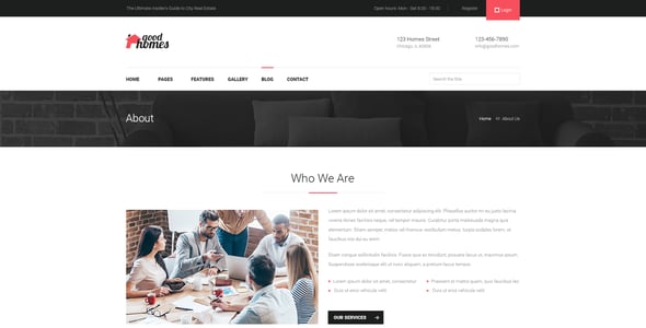 Good Homes | Real Estate WordPress Theme