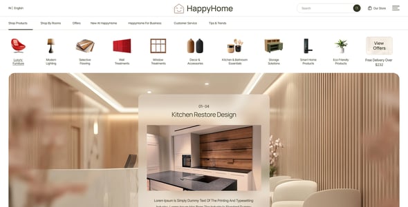 Happyhome - Architect & Construction Figma Template