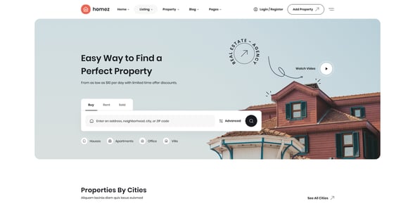 Homez - Real Estate Figma Template