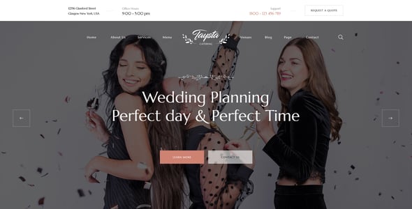 Taysta - Wedding Event Planning WordPress Theme