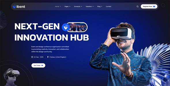 Vibent - Event & Conference WordPress Theme