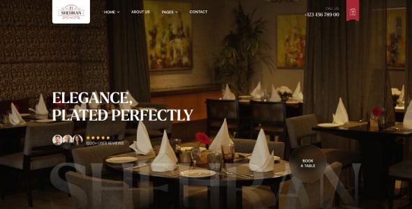Shehran - Restaurant WordPress Theme
